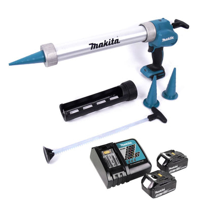 Makita DCG 180 RMX Akku Kartuschenpistole 18 V + 2x Akku 4,0 Ah + Ladegerät - Toolbrothers