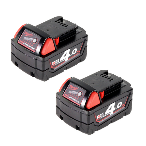 Milwaukee Akku Starter 18V Set mit 2x M18 B4 Akku 4,0Ah ( 4932430063 ) - Toolbrothers