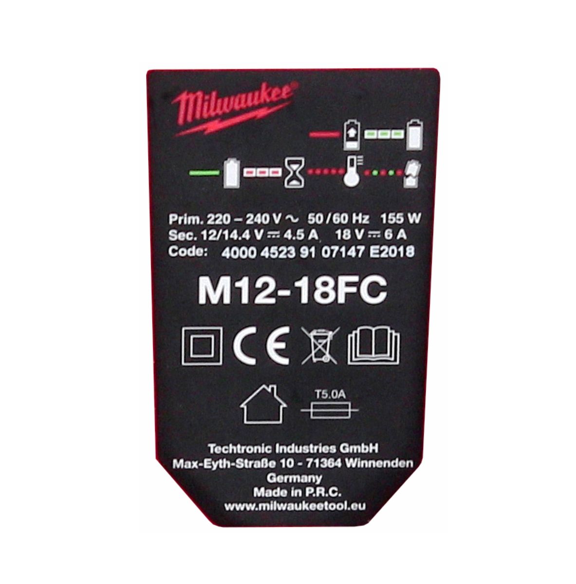 Milwaukee M18NRG-902 Akku Starter Set 18V mit 2x M18 B9 Akku 9,0Ah + M12-18FC Ladegerät ( 4933451422 ) - Toolbrothers