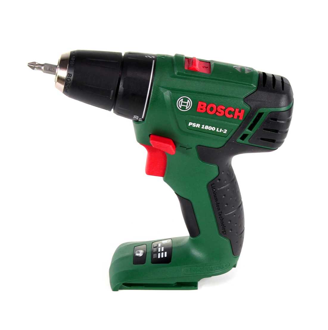 Bosch Heimwerker PSR 1800 Li-2 3X 18 V Akku Bohrschrauber + 25tlg. Bit Bohrer Set + 3 x Akku 1,5Ah + Ladegerät + Koffer - Toolbrothers