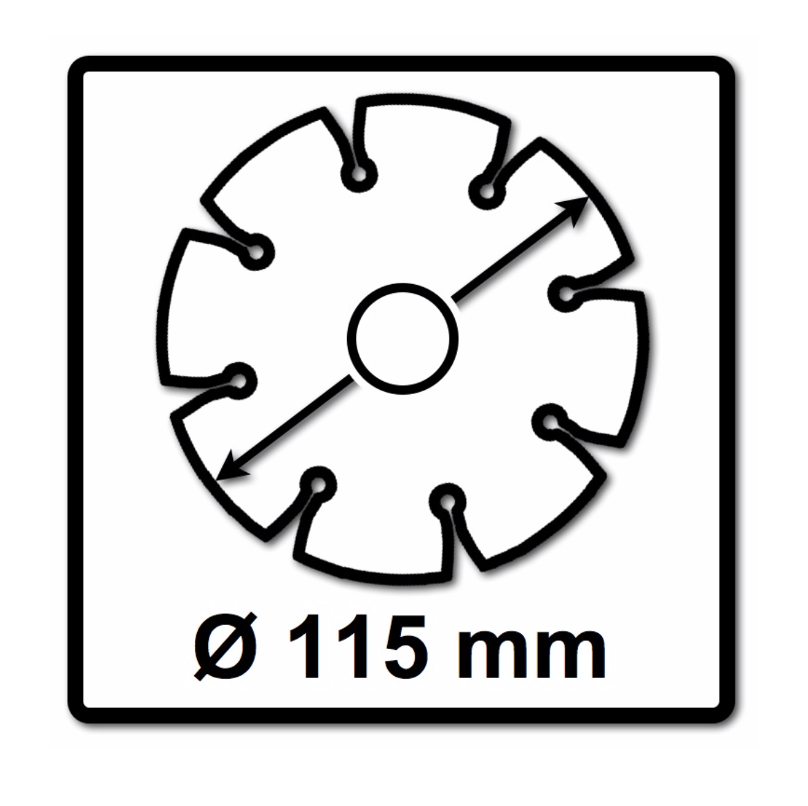 WellCut Diamant Trennscheiben Set 115x22,2mm mit 2x Special ( 334 - 115 / 22 ) + 2x Universal turbo ( 888 - 115 / 22 ) - Toolbrothers