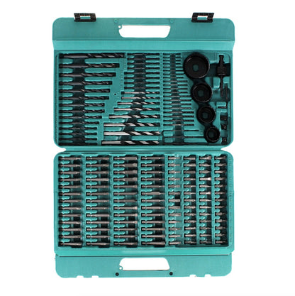 Makita HP 457 DWE Akku Schlagbohrschrauber 18V 42Nm G-Serie + 2x Akku 1,5 Ah + Ladegerät + 290tlg. Set + 2x Koffer - Toolbrothers