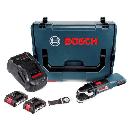 Bosch GOP 18V-28 Akku Multi-Cutter 18V Brushless StarlockPlus + 2x Akku 2,0Ah + Ladegerät + L-Boxx - Toolbrothers