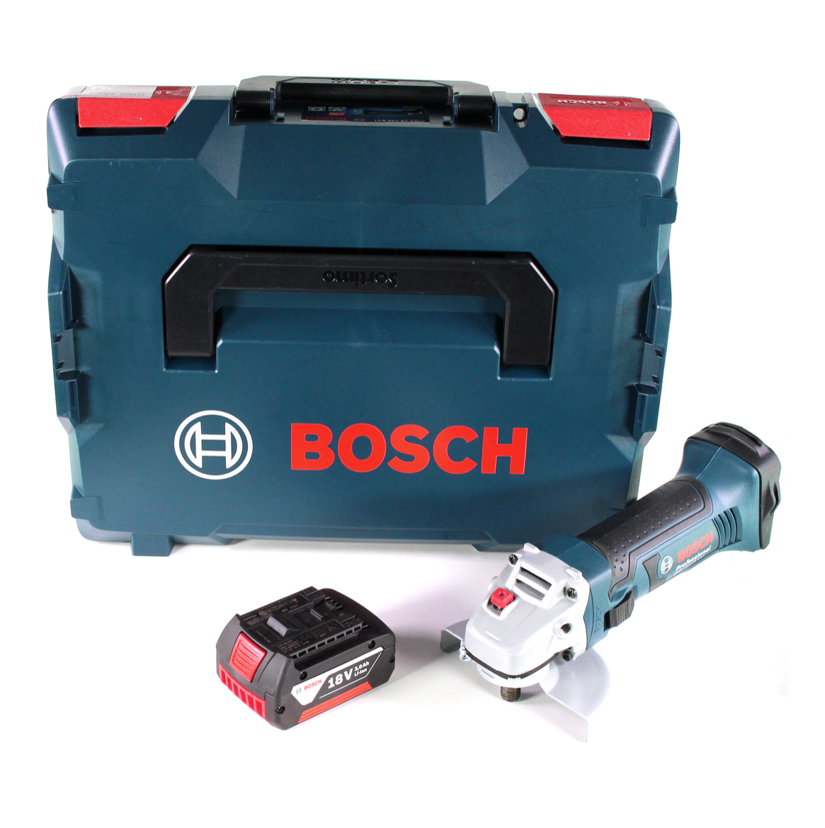 Bosch GWS 18-125 V-LI Akku Winkelschleifer 18V 125mm + 1x Akku 3,0Ah + L-Boxx - ohne Ladegerät - Toolbrothers