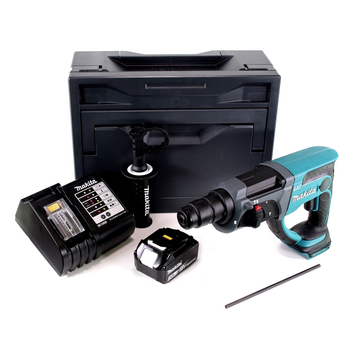 Makita DHR 202 SF1X Akku Kombihammer 18V 2,0J SDS Plus + 1x Akku 3,0Ah + Ladegerät + Makbox - Toolbrothers