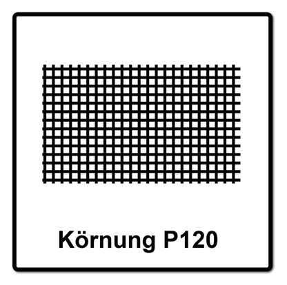 Mirka ABRANET Schleifstreifen Grip 93x180mm P120 50 Stk. ( 5412805012 ) - Toolbrothers