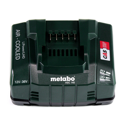 Metabo Akku Basis Set 18V mit 2x Akku 5,2Ah + Ladegerät ASC 145 ( 685051000 ) - Toolbrothers