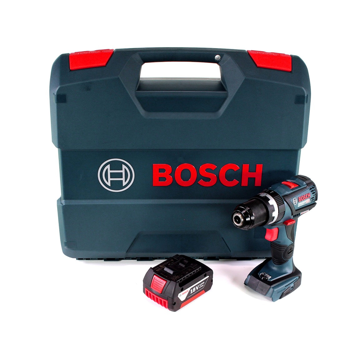 Bosch GSB 18V-60 C Akku Schlagbohrschrauber 18V 60Nm Brushless + 1x Akku 3,0Ah + L-Case - ohne Ladegerät - Toolbrothers