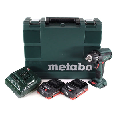 Metabo SSW 18 LTX 400 BL Akku Schlagschrauber 18V ( 602205650 ) 400Nm 1/2" Brushless + 2x LIHD Akku 4,0Ah + Ladegerät + Koffer - Toolbrothers