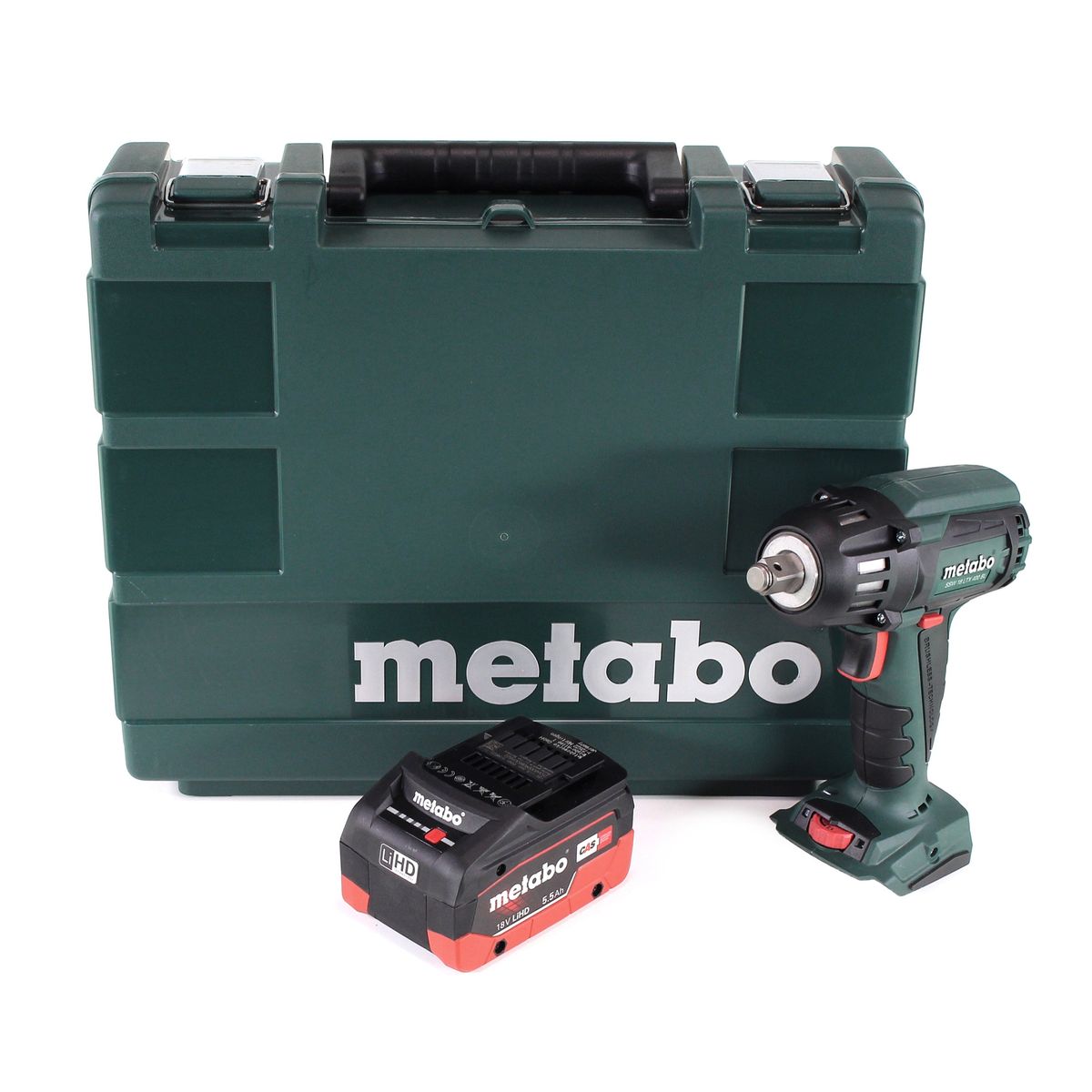 Metabo SSW 18 LTX 400 BL Akku Schlagschrauber 18V 400Nm 1/2" Brushless + 1x LIHD Akku 5,5Ah + Koffer - ohne Ladegerät - Toolbrothers