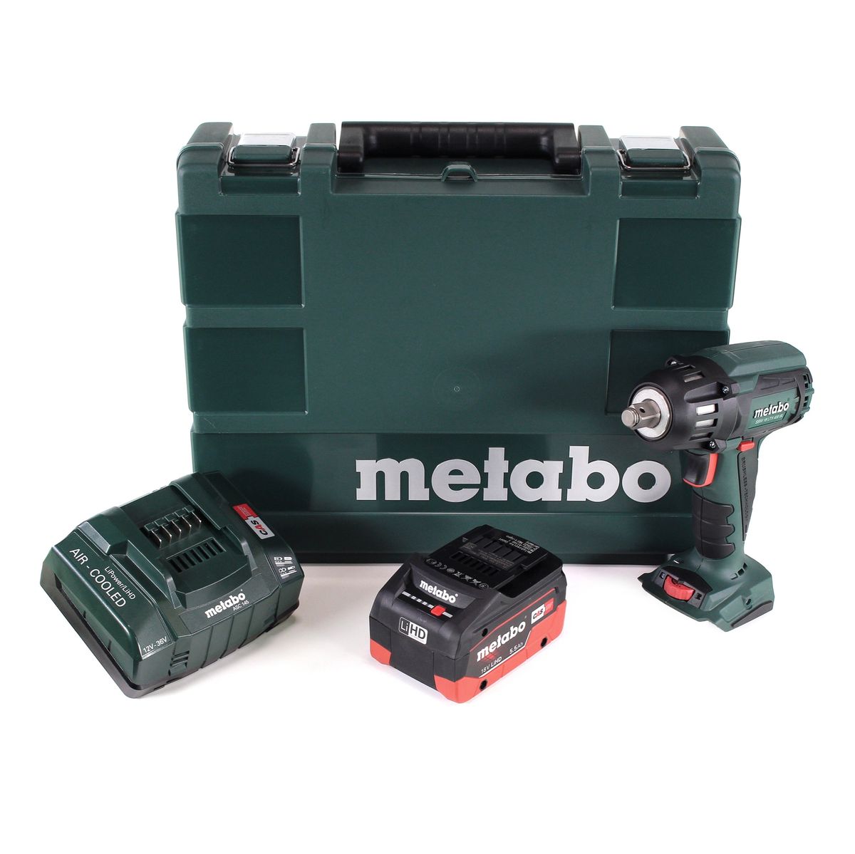 Metabo SSW 18 LTX 400 BL Akku Schlagschrauber 18V 400Nm 1/2" Brushless + 1x LIHD Akku 5,5Ah + Ladegerät + Koffer - Toolbrothers