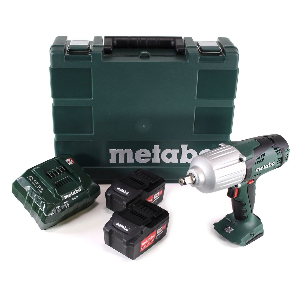 Metabo SSW 18 LTX 600 Akku Schlagschrauber 18V ( 602198650 ) 600Nm 1/2" + 2x Akku 5,2Ah + Ladegerät + Koffer - Toolbrothers