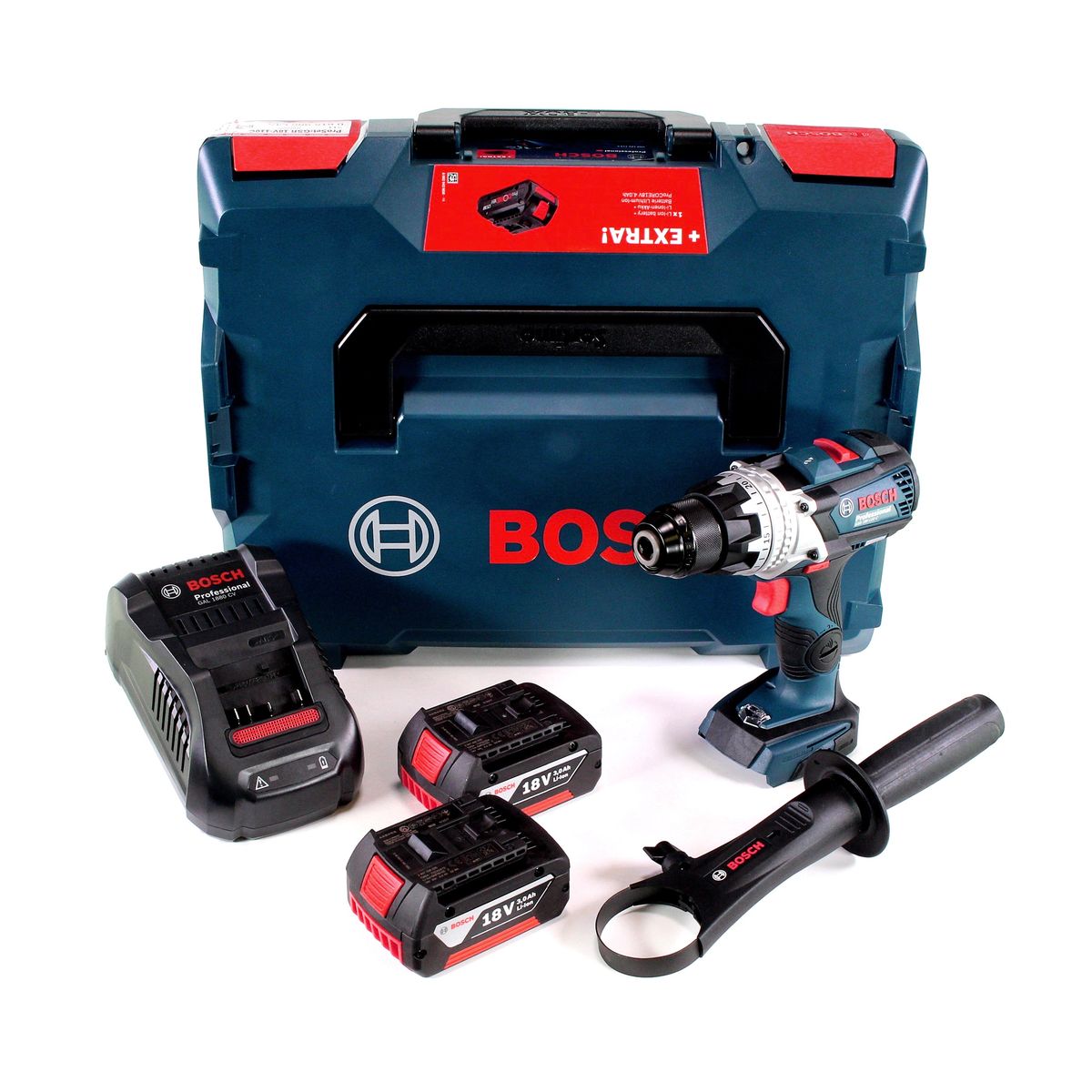 Bosch GSR 18V-110 C Akku Bohrschrauber 18V 110Nm Brushless + 2x Akku 3,0Ah + Ladegerät + L-Boxx - Toolbrothers