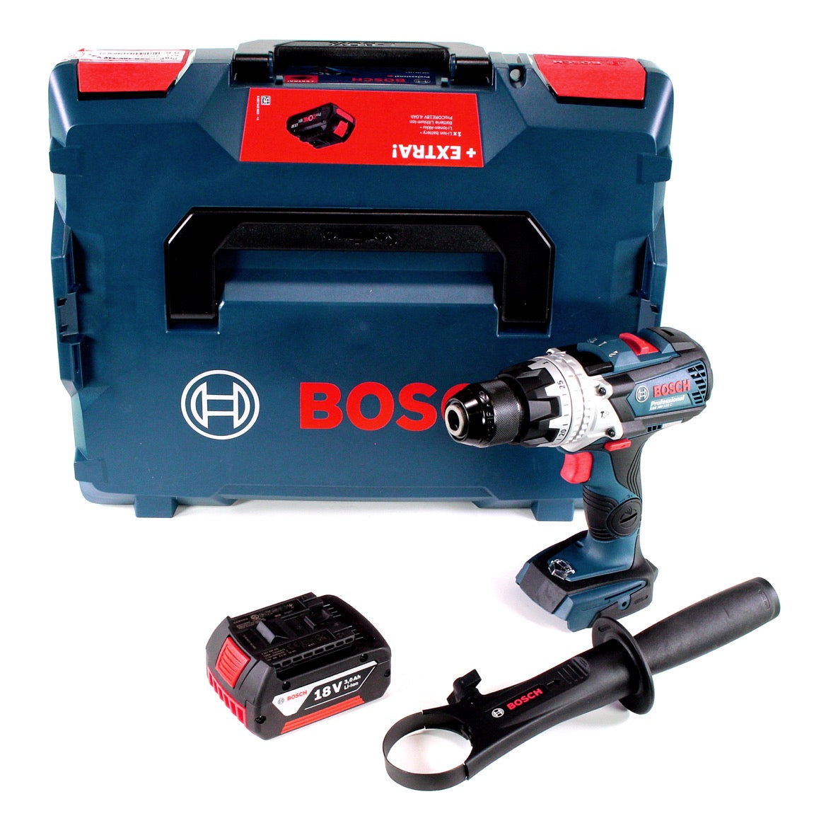 Bosch GSB 18V-110 C Akku Schlagbohrschrauber Professional 18V 110Nm + 1x Akku 3,0 Ah + L-Boxx - ohne Ladegerät - Toolbrothers