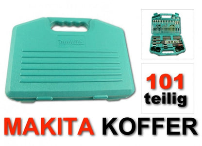 Makita BHP 453 18 V Akku Schlagbohrschrauber Set + 101 tlg Set + 1x DT AKKU + DT LADER + ALU KOFFER - Toolbrothers