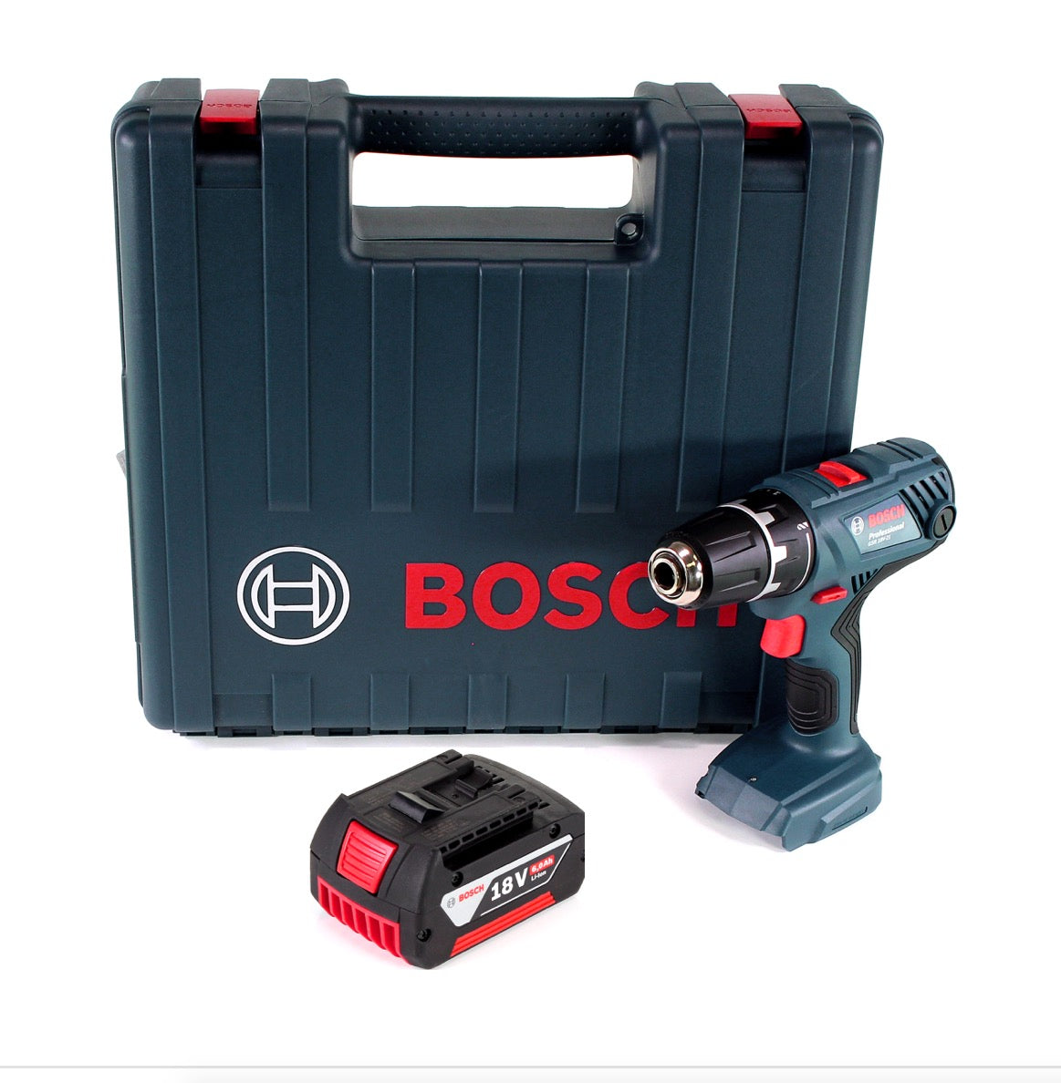 Bosch Professional GSR 18 V-21 Perceuse-visseuse sans fil + Coffret de transport - sans Batterie, sans Chargeur