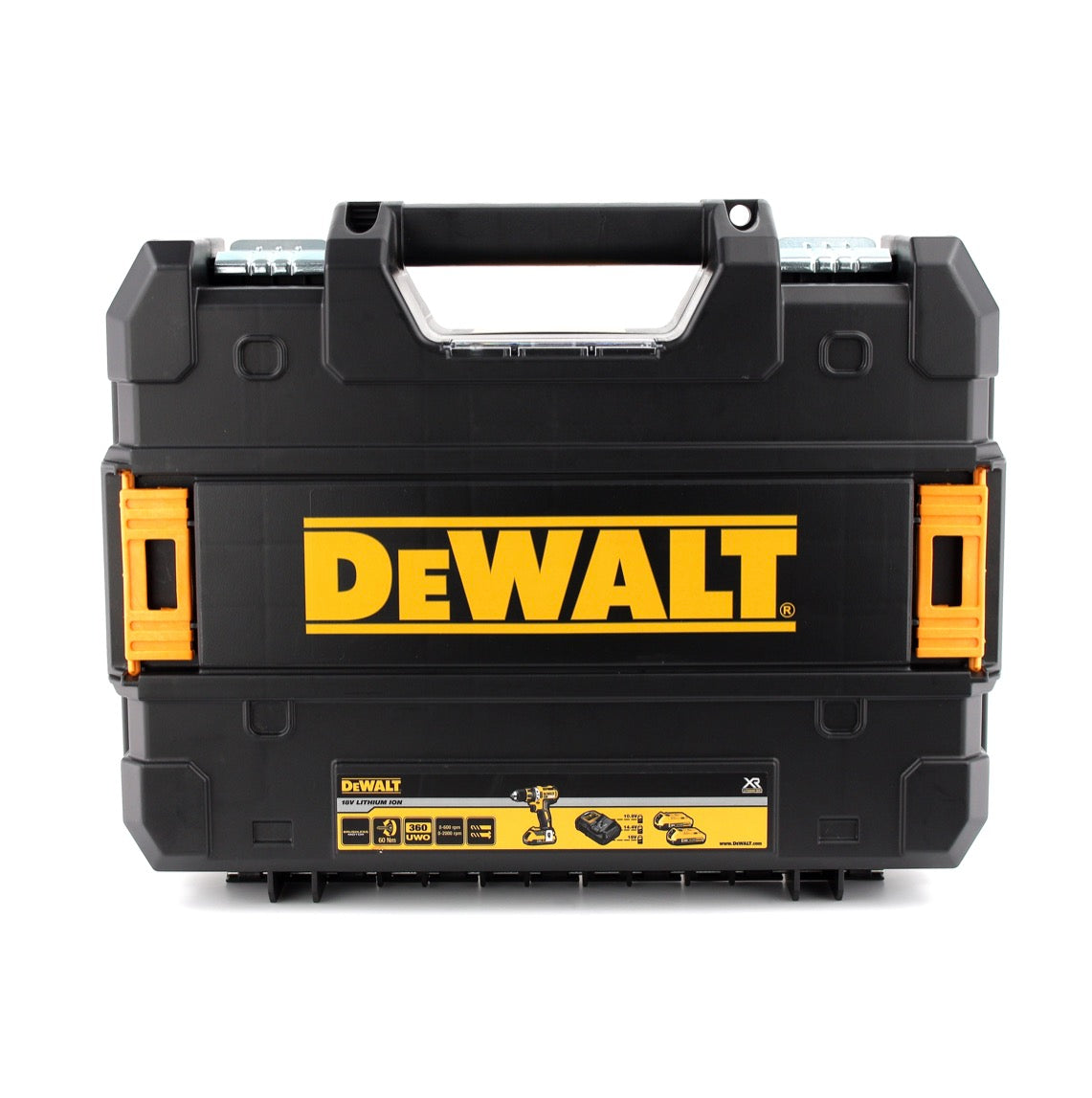 Clé à chocs sans fil DeWalt DCF 887 D1 18V 205Nm 1/4" sans balais + jeu de 19 forets + 1x batterie 2,0Ah + chargeur rapide + TSTAK