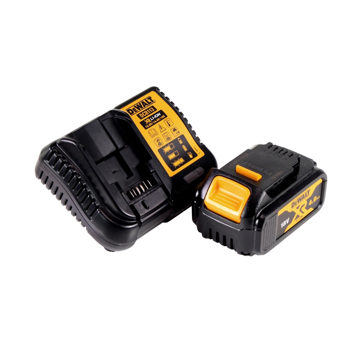 Clé à chocs sans fil DeWalt DCF 887 M1 18V 205Nm 1/4" sans balais + jeu de 19 forets + 1x batterie 4,0Ah + chargeur rapide + TSTAK