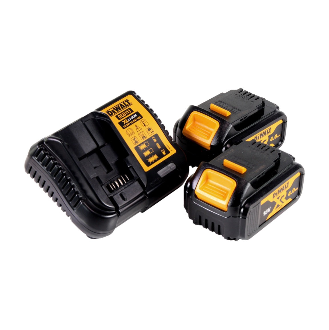 Clé à chocs sans fil DeWalt DCF 887 M2 18V 205Nm 1/4" sans balais + jeu de 19 forets + 2x batterie 4,0Ah + chargeur rapide + TSTAK