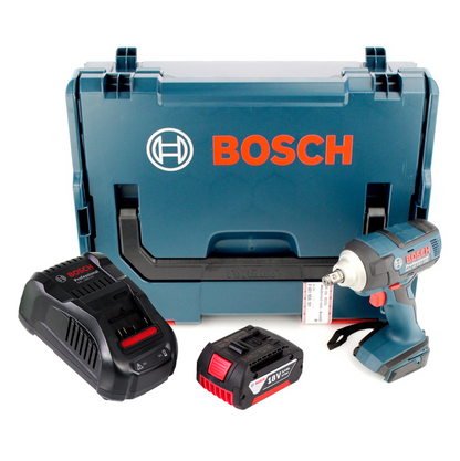 Bosch GDS 18 V-EC 250 Akku Drehschlagschrauber 18V 250Nm Brushless + 1x Akku 3,0Ah + Ladegerät + L-Boxx