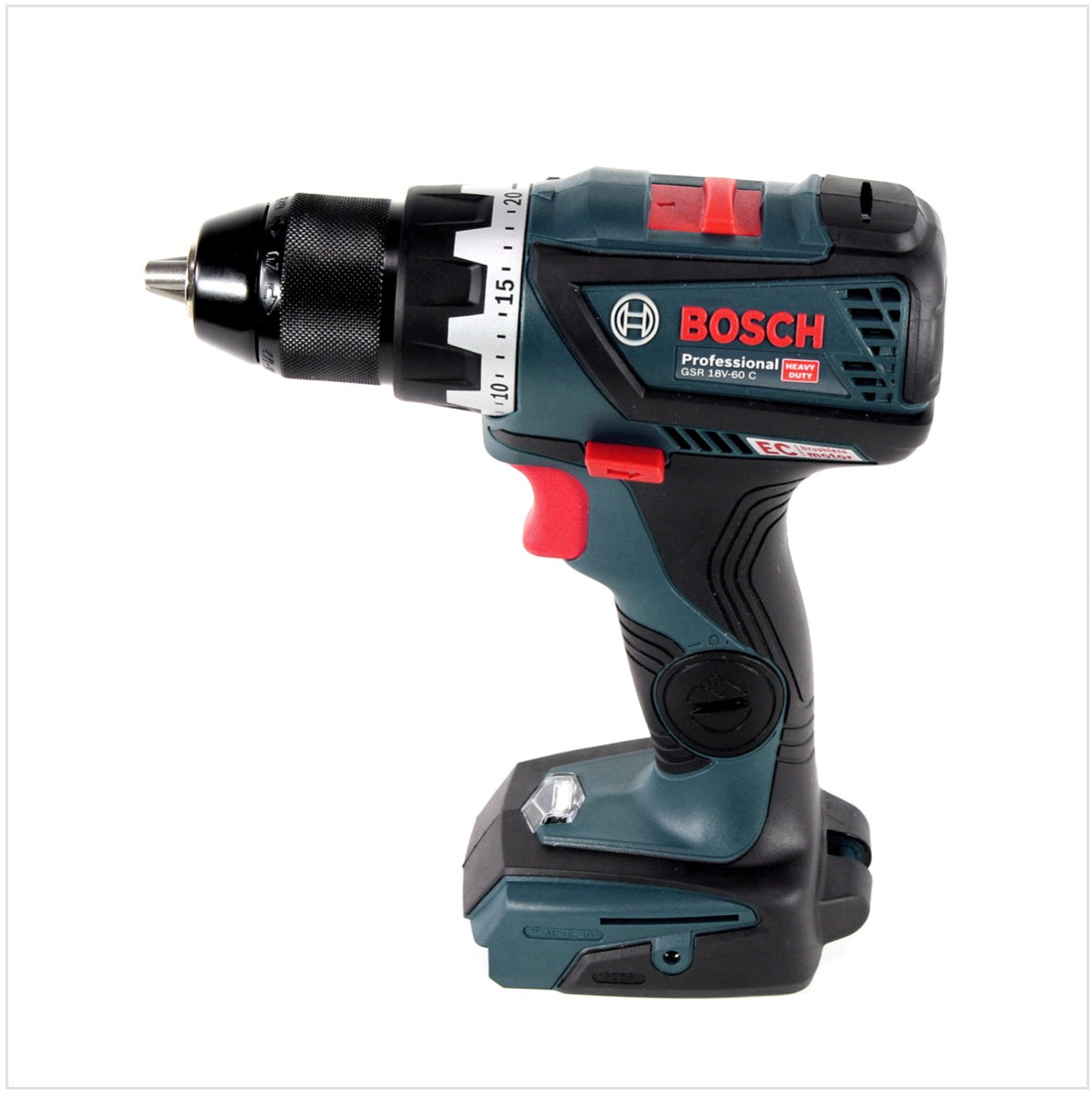 Bosch GSR 18V-60 C Akku Bohrschrauber 18V 60Nm Brushless + L-Boxx ( 06019G1103 ) + 1x Akku 3,0Ah - ohne Ladegerät