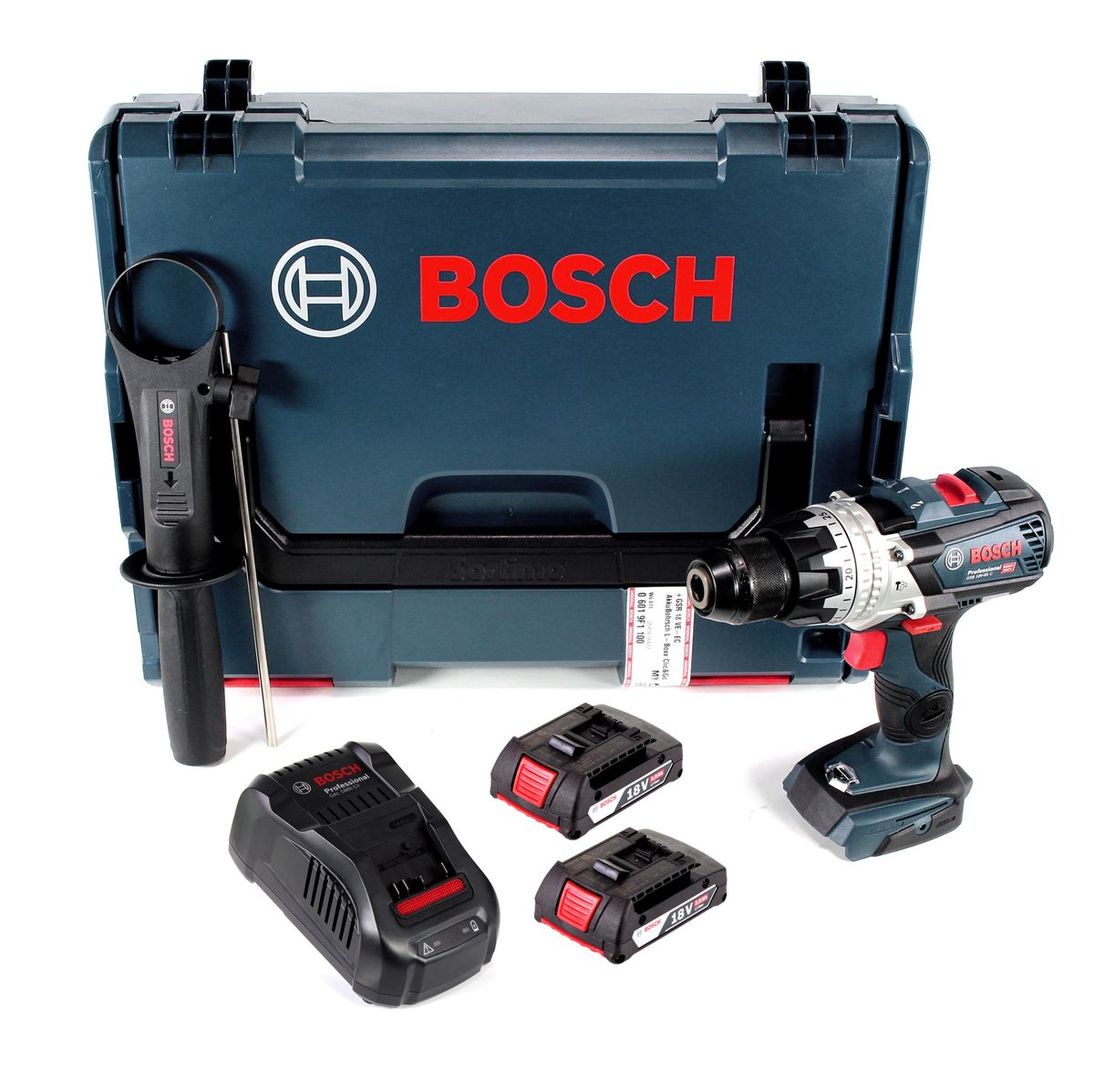 Bosch GSB 18V-85 C Akku Schlagbohrschrauber 18V 85Nm 1/2" Brushless + 2x Akku 2,0Ah + Ladegerät + L-Boxx