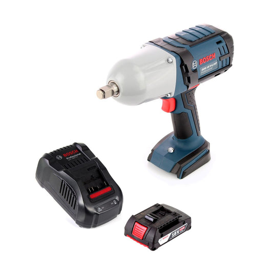 Clé à chocs rotative sans fil Bosch GDS 18 V-LI HT 18V 650 Nm 1/2" + 1x batterie 2,0Ah + chargeur