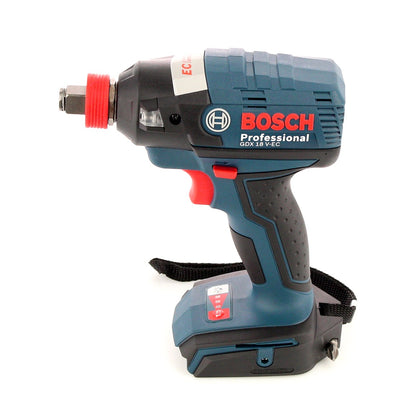 Bosch GDX 18V-200 C Akku Drehschlagschrauber 18V 200Nm Brushless + GCY 30-4 Bluetooth Connectivity Modul + 2x Akku 3,0Ah + Ladegerät + L-Boxx