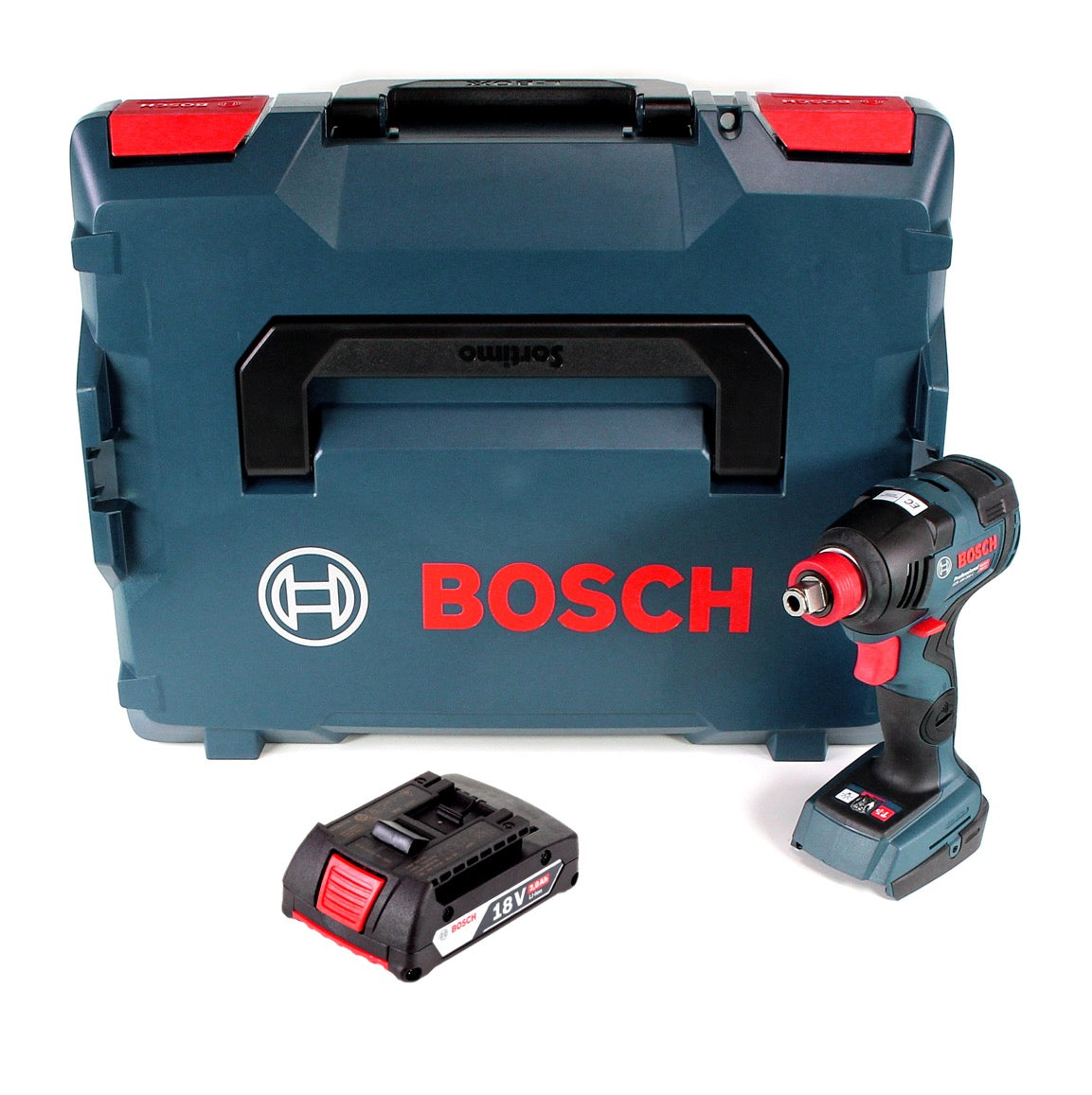 Bosch GDX 18V-200 C Akku Drehschlagschrauber 18V 200 Nm Brushless + 1x Akku 2,0Ah + L-Boxx - ohne Ladegerät