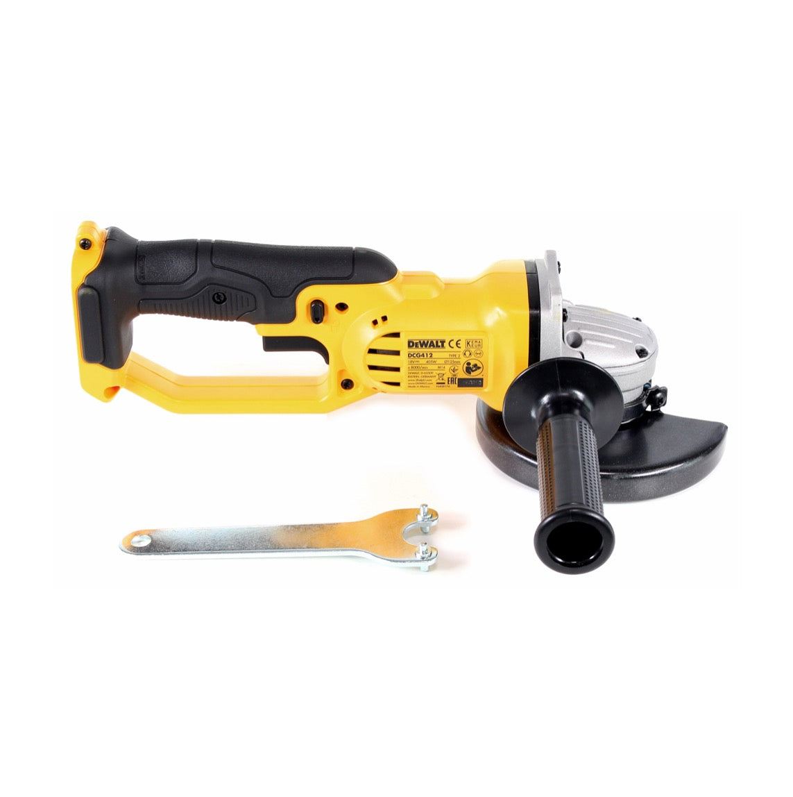 DeWalt DCG 412 N Akku Winkelschleifer 18V 125mm + Trennscheibe - ohne Akku, ohne Ladegerät