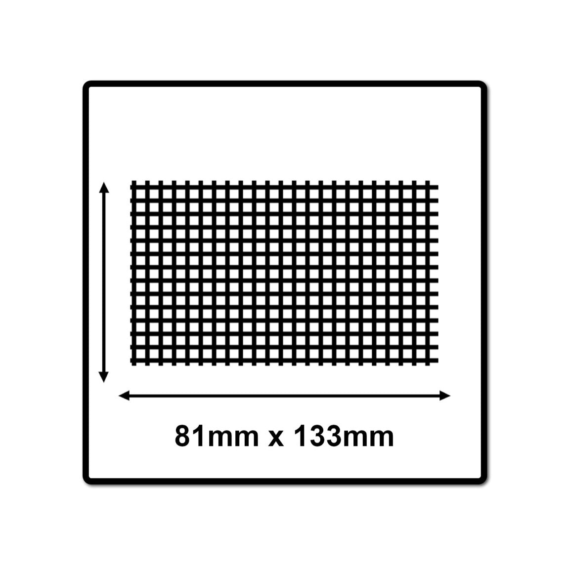 Mirka ABRANET 81x133mm Grip P100, 100pièces. (2x5417805010)