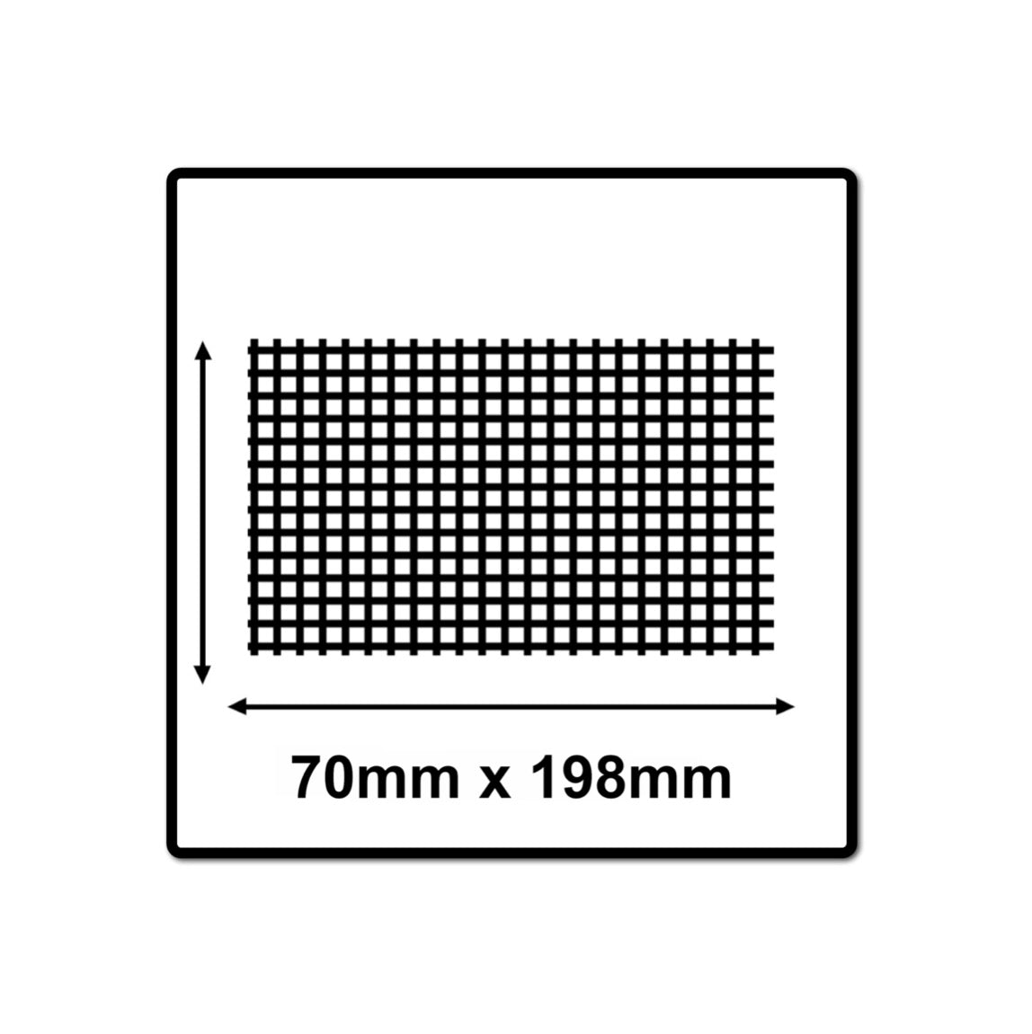 Mirka ABRANET 70x198mm Grip P120, 100pièces. (2x5415005012)