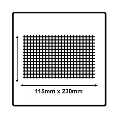 Mirka ABRANET Bandes abrasives 115 x 230mm, P400 - 200 pcs. (4x 541120504)