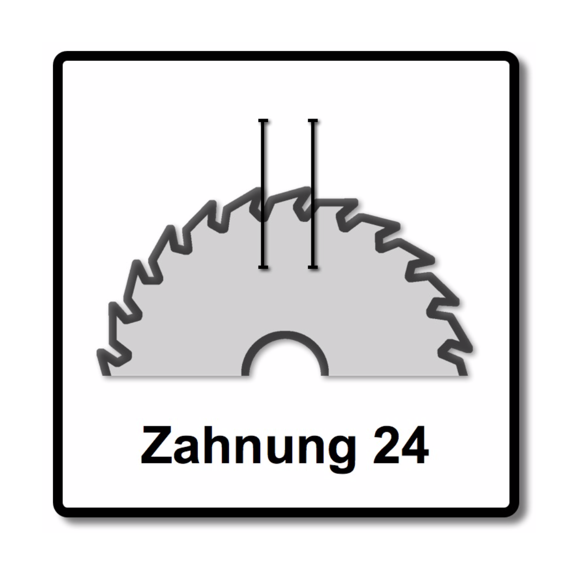 Bosch Kreissägeblatt Expert for Wood 254 x 1,6 x 30 mm 24 Zähne für Holz ( 2x 2608644524 )