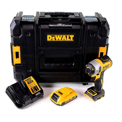 Clé à chocs sans fil DeWalt DCF 888 D1 18V 205Nm sans balais + 1x batterie 2,0Ah + chargeur + TSTAK