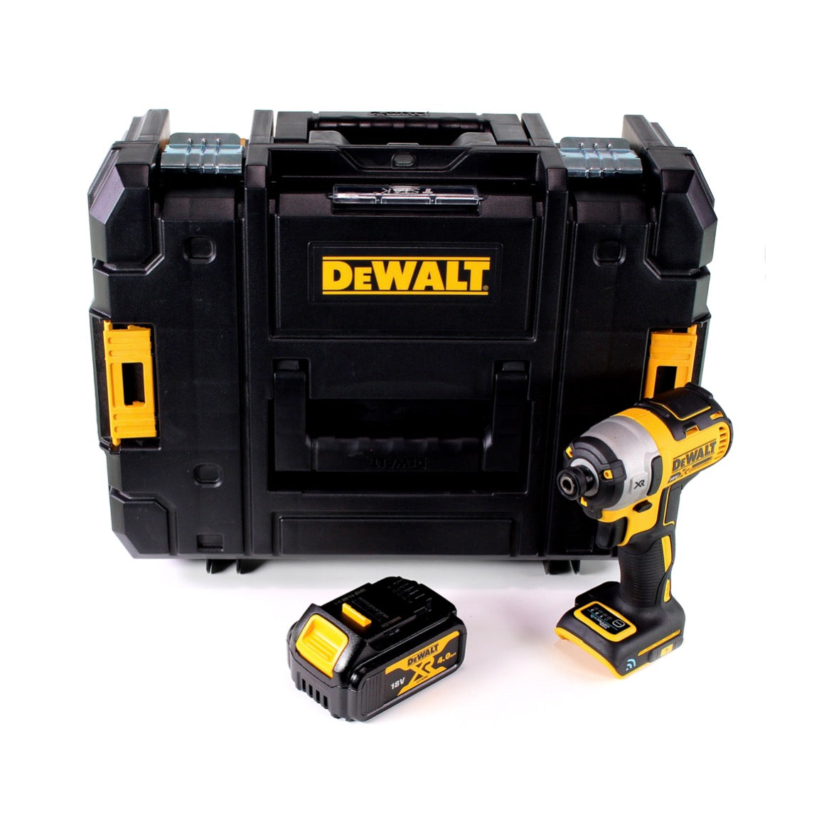 Clé à chocs sans fil DeWalt DCF 888 NT 18V 205Nm sans balais + 1x batterie 4,0Ah + TSTAK - sans chargeur