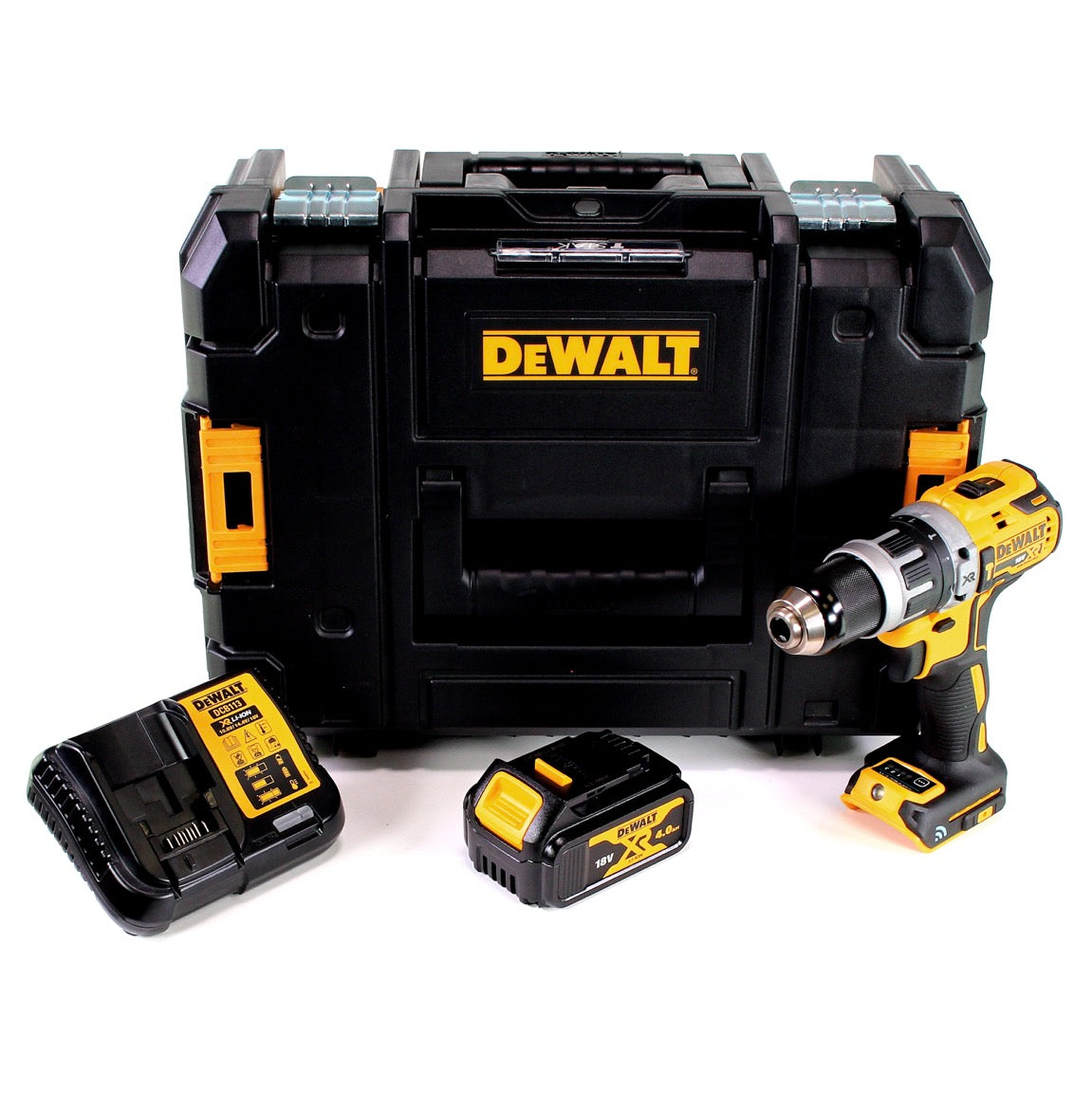 Dewalt DCD 797 M1 Akku Schlagbohrschrauber 18V Brushless + 1x Akku 4,0Ah + Ladegerät + TSTAK