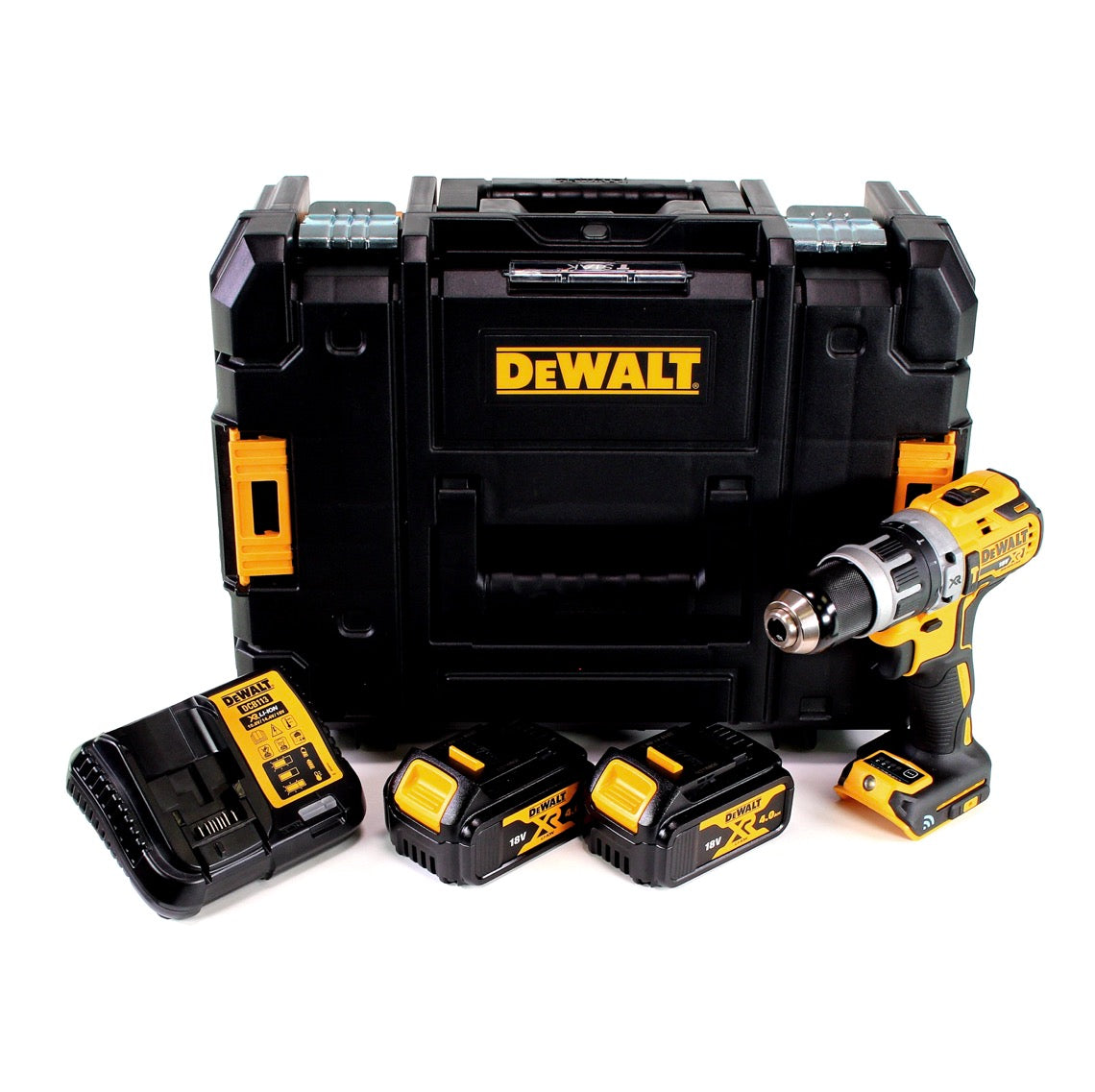 Perceuse à percussion sans fil Dewalt DCD 797 M2 18V sans balais + 2x batterie 4,0Ah + chargeur + TSTAK