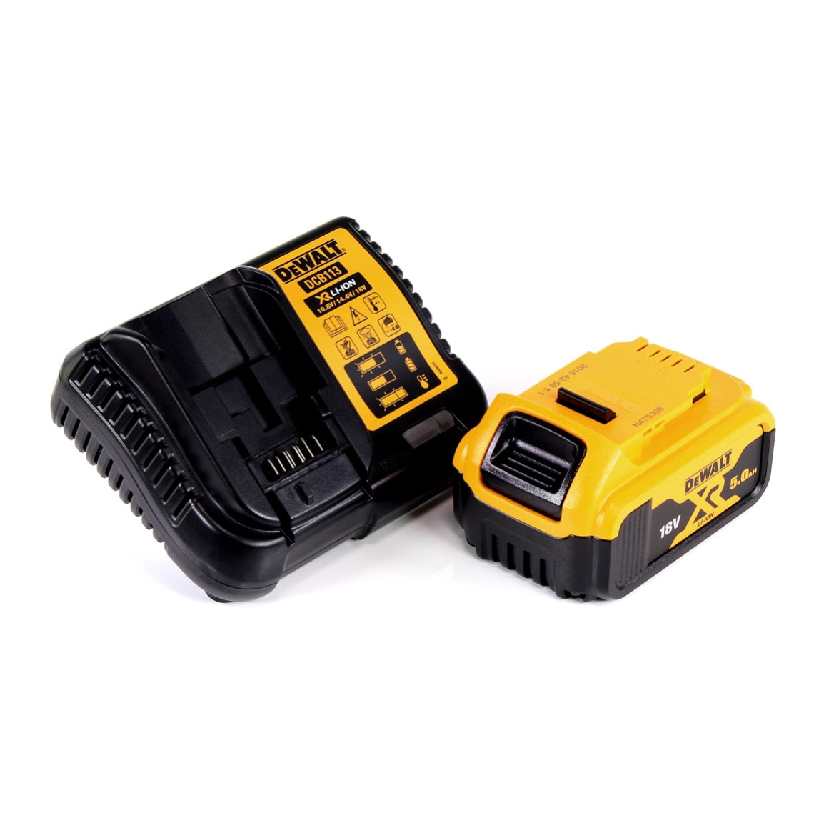 Dewalt DCD 797 P1 Akku Schlagbohrschrauber 18V Brushless + 1x Akku 5,0Ah + Ladegerät + TSTAK