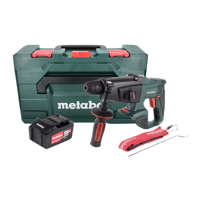 Marteau combiné à batterie Metabo KHA 18 LTX 18V 2,2J SDS Plus + 1x batterie 5,2 Ah + metaBOX - sans chargeur