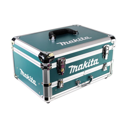 Makita X4 Alu Werkzeug Schubladen Koffer mit Universaleinlage + 70 tlg. Bit Bohrer Set