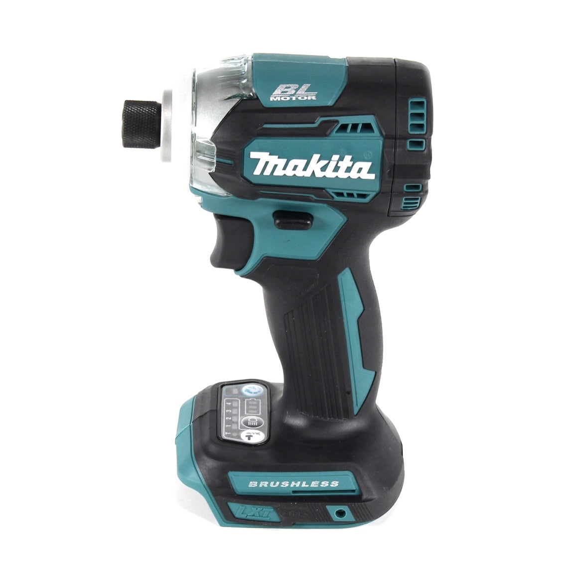 Clé à chocs sans fil Makita DTD 170 STX4 18V 175Nm sans balais + 1x batterie 5,0Ah + chargeur + 70 pièces. Coffret forets + coffret