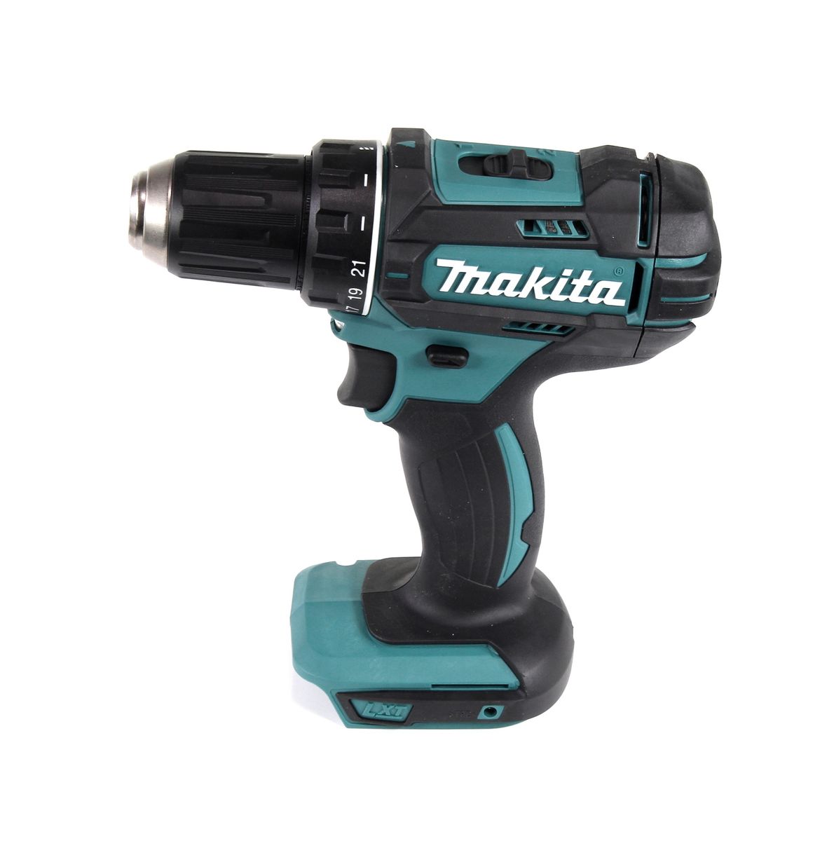 Perceuse-visseuse sans fil Makita DDF 482 SFX4 18 V 62Nm + 1x batterie 3,0Ah + chargeur + 70 pièces. Coffret forets + coffret