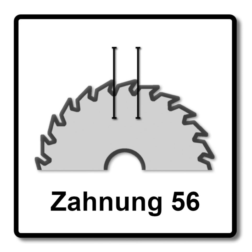 Makita CCXF16556EL SPECIALIZED EFFICUT Sägeblatt 165 x 20 x 1,45 mm ( B-57320 ) 56 Zähne für Holz, Laminat und Kunststoff