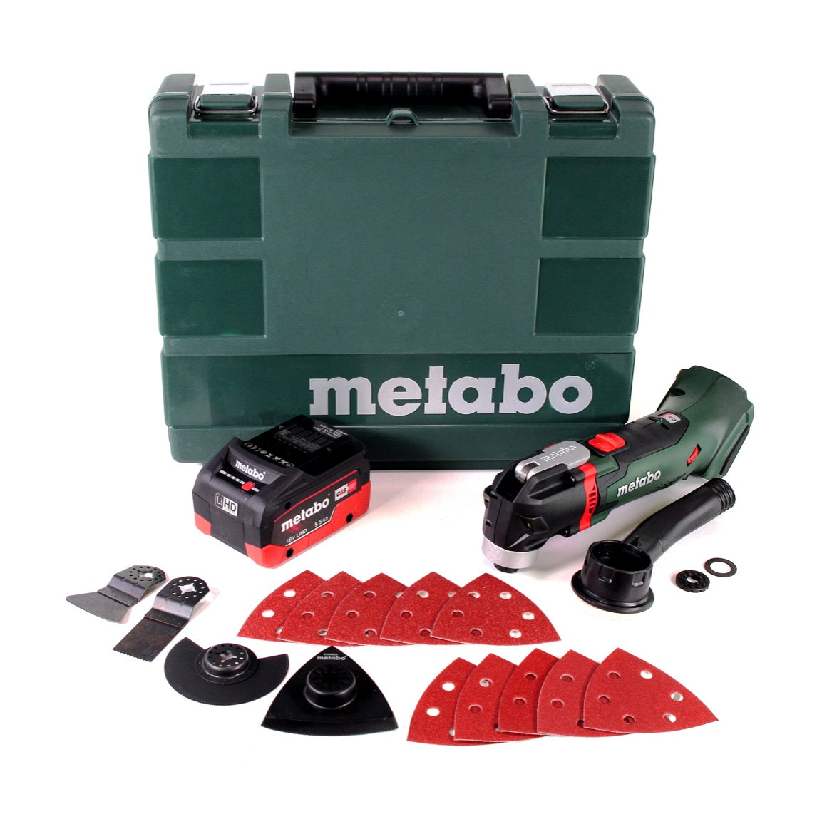 Metabo MT 18 LTX Akku Multitool 18V + 1x Akku 5,5Ah + Koffer - ohne Ladegerät