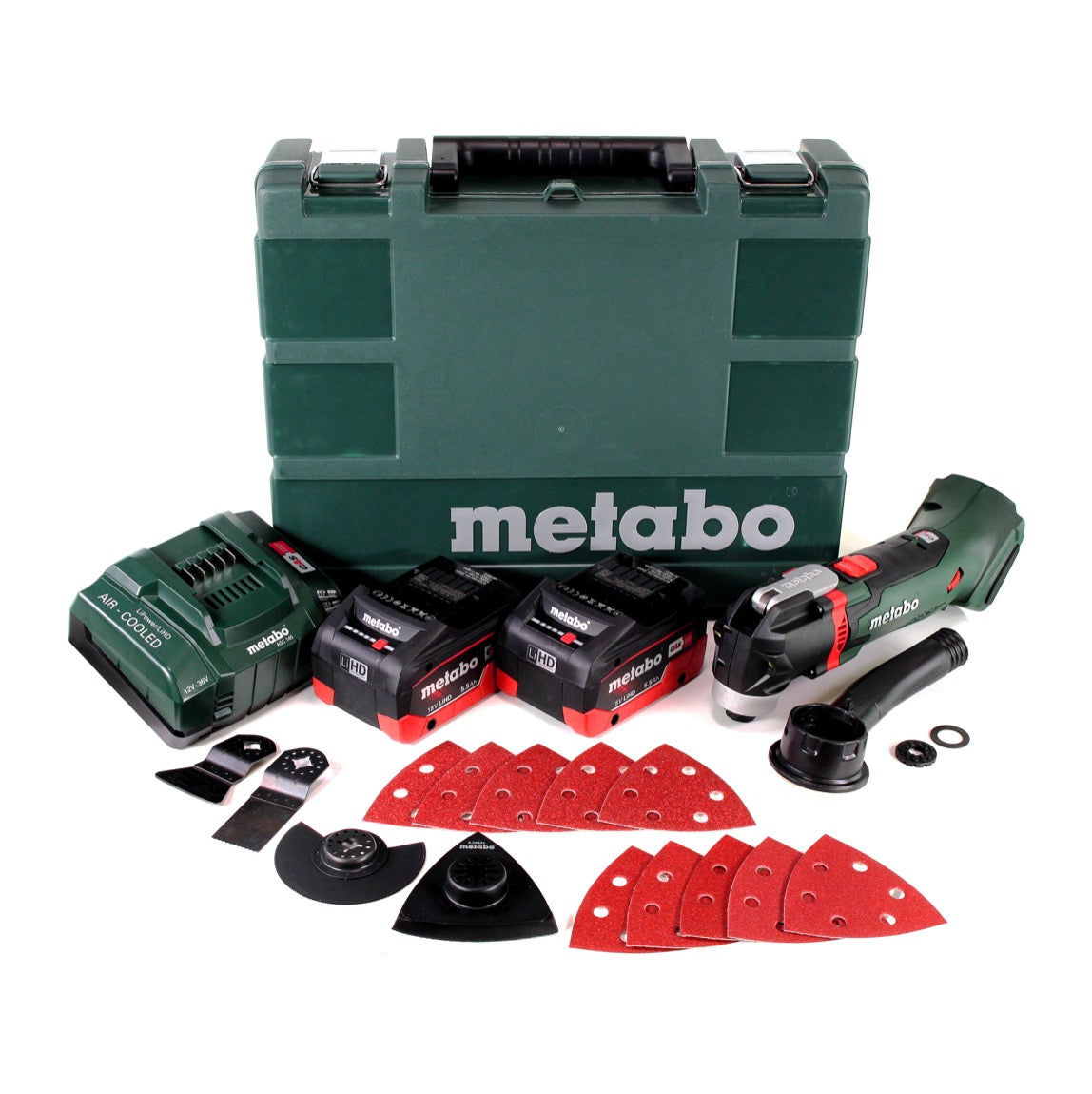 Metabo MT 18 LTX Akku Multitool 18V + 2x Akku 5,5Ah + Ladegerät + Koffer