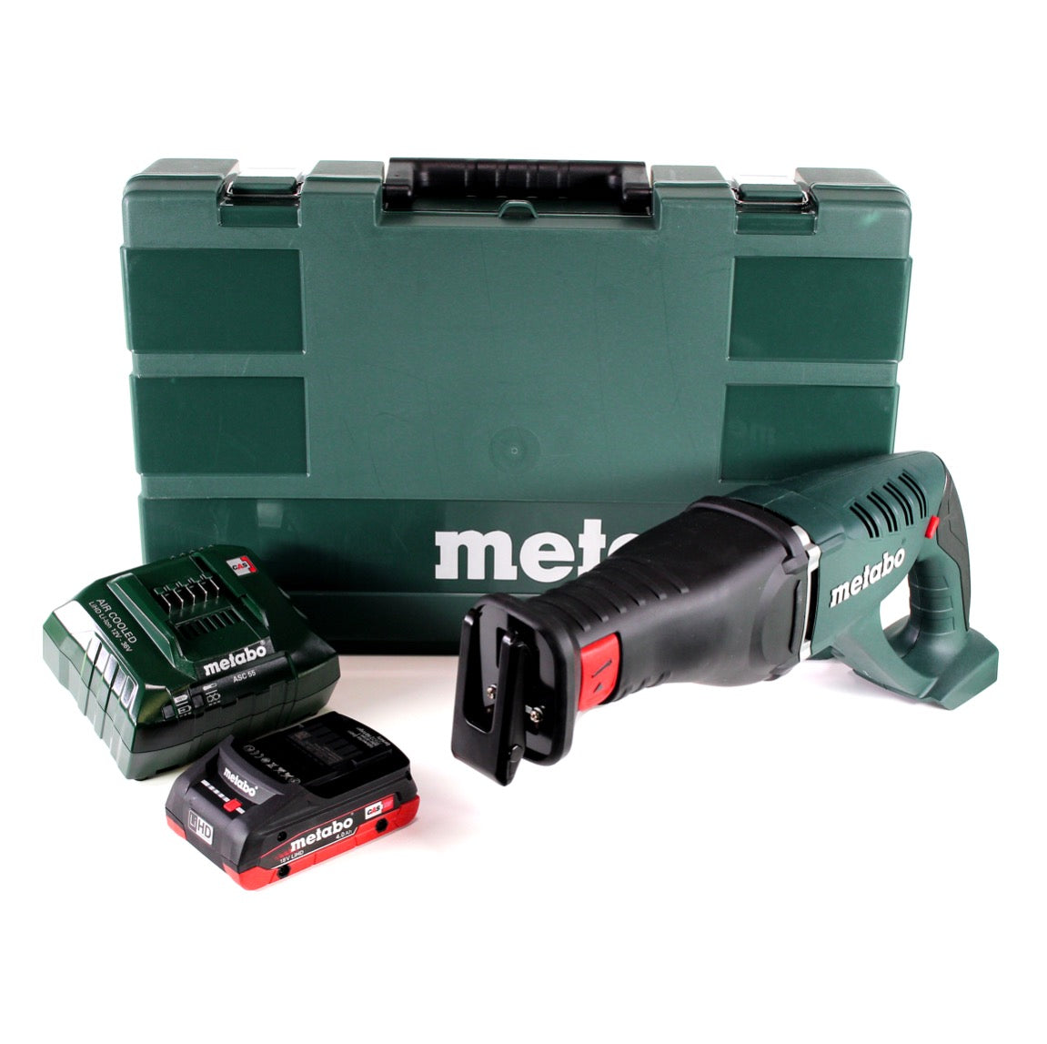 Metabo Akku Säbelsäge ASE 18 LTX + 1x Akku 4,0Ah + Ladegerät + Koffer