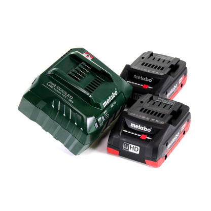 Metabo Akku Säbelsäge ASE 18 LTX + 2x Akku 4,0Ah + Ladegerät + Koffer