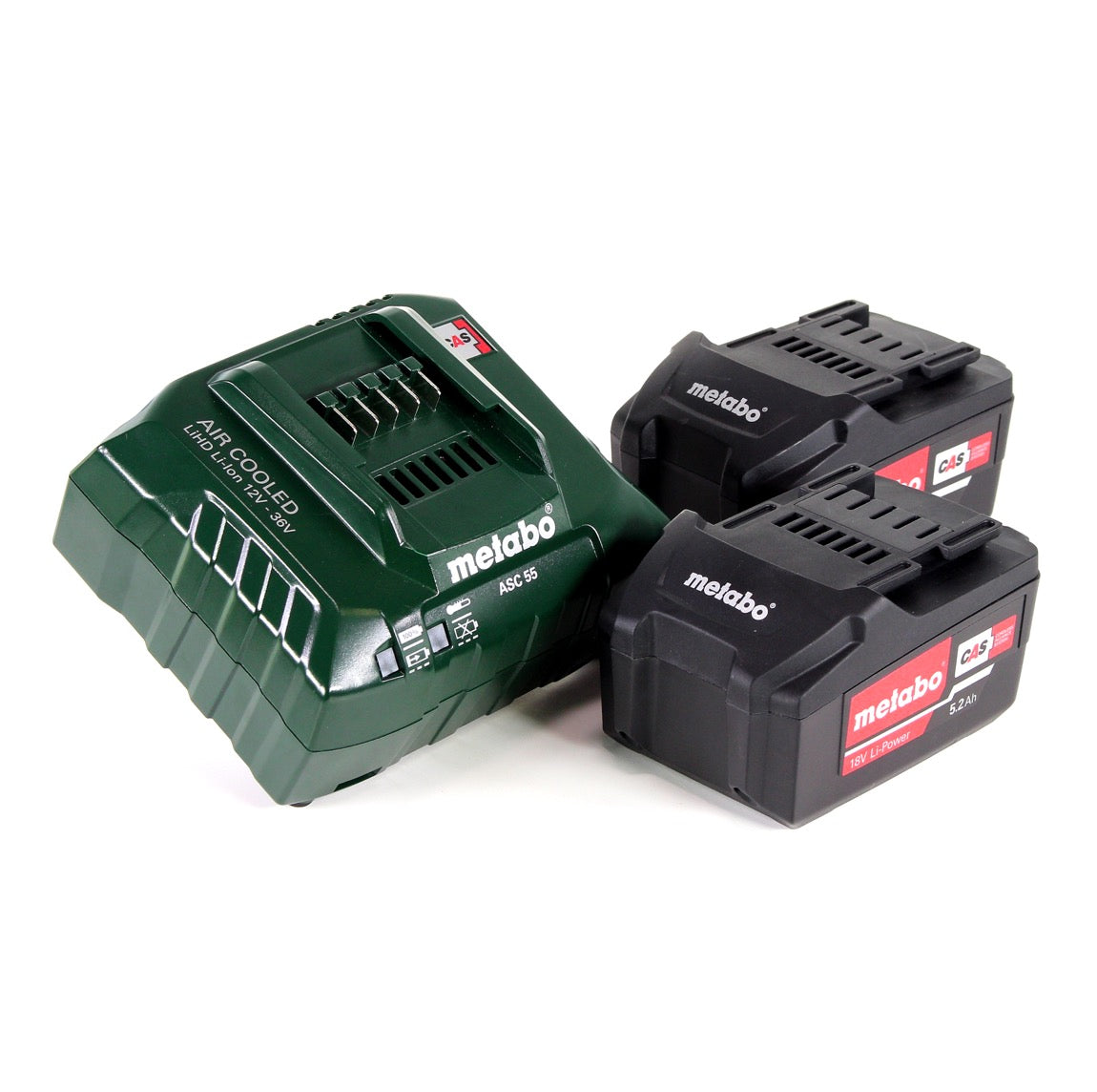 Metabo Akku Säbelsäge ASE 18 LTX + 2x Akku 5,2Ah + Ladegerät + Koffer ( 602269650 )