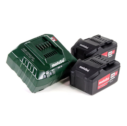 Scie sabre à batterie Metabo ASE 18 LTX + 2x batteries 5,2Ah + chargeur + mallette (602269650)